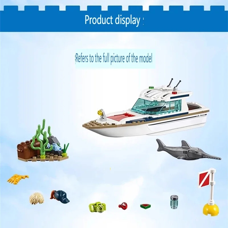 سلسلة سيتي 60221 يخت الغوص شاي - مراجعة Model Kit Yacht وسعره